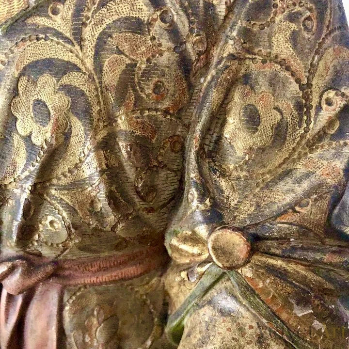 Escultura Religiosa Neobarroca en Madera Policromada | “La Oración en el Huerto"