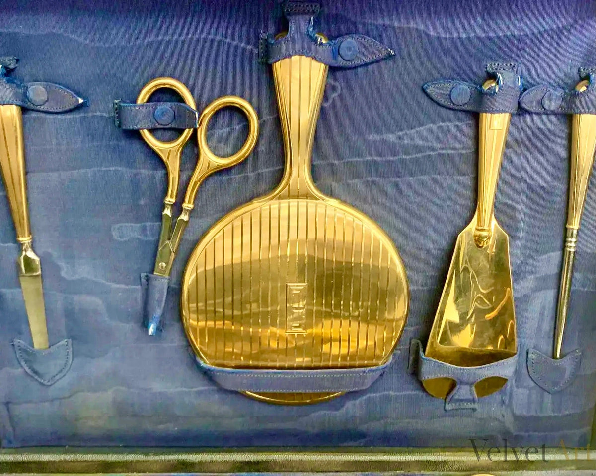 Cartier Juego de Tocador de Oro | Francia, 1920