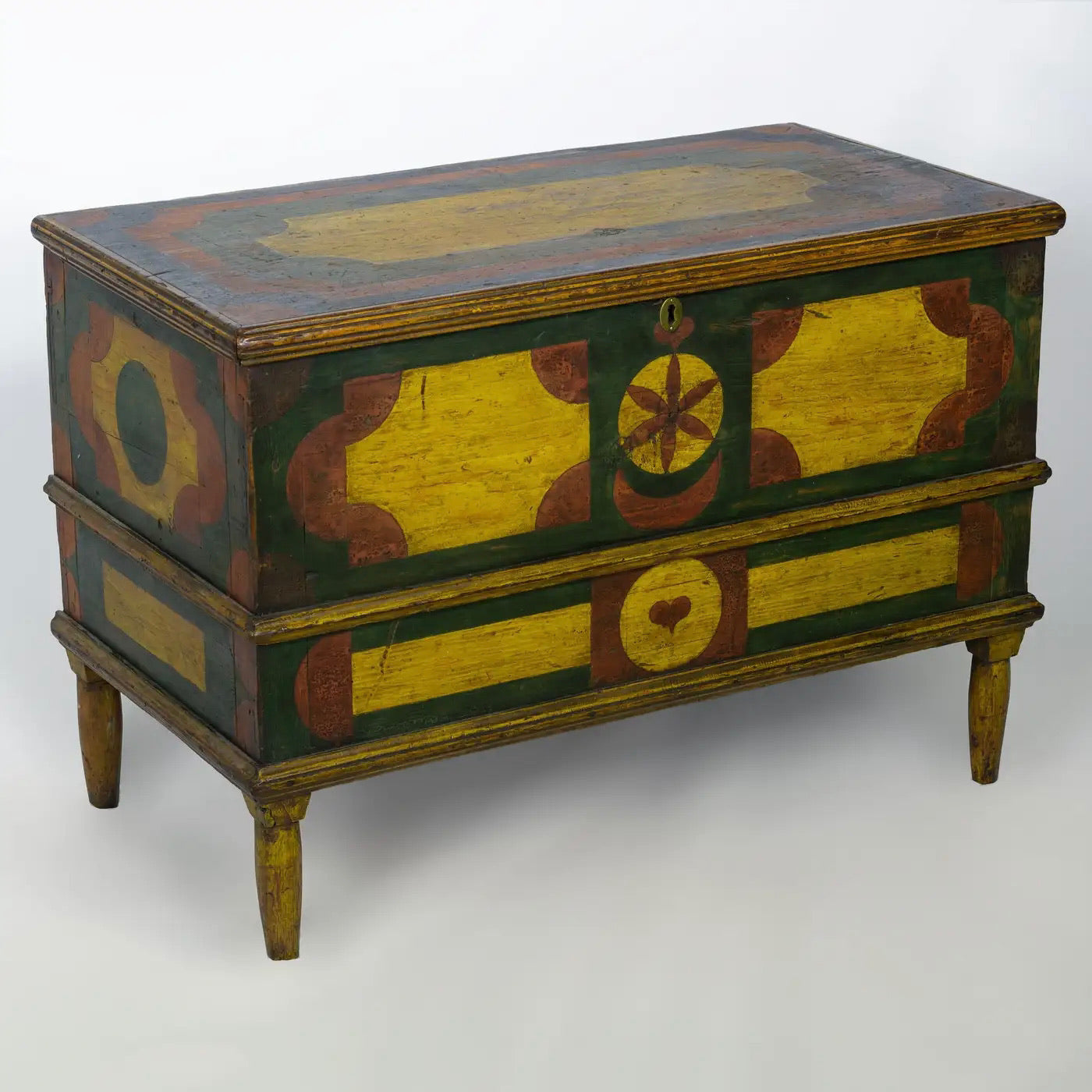 Arcón para Mantas de Pino Americano, 1820