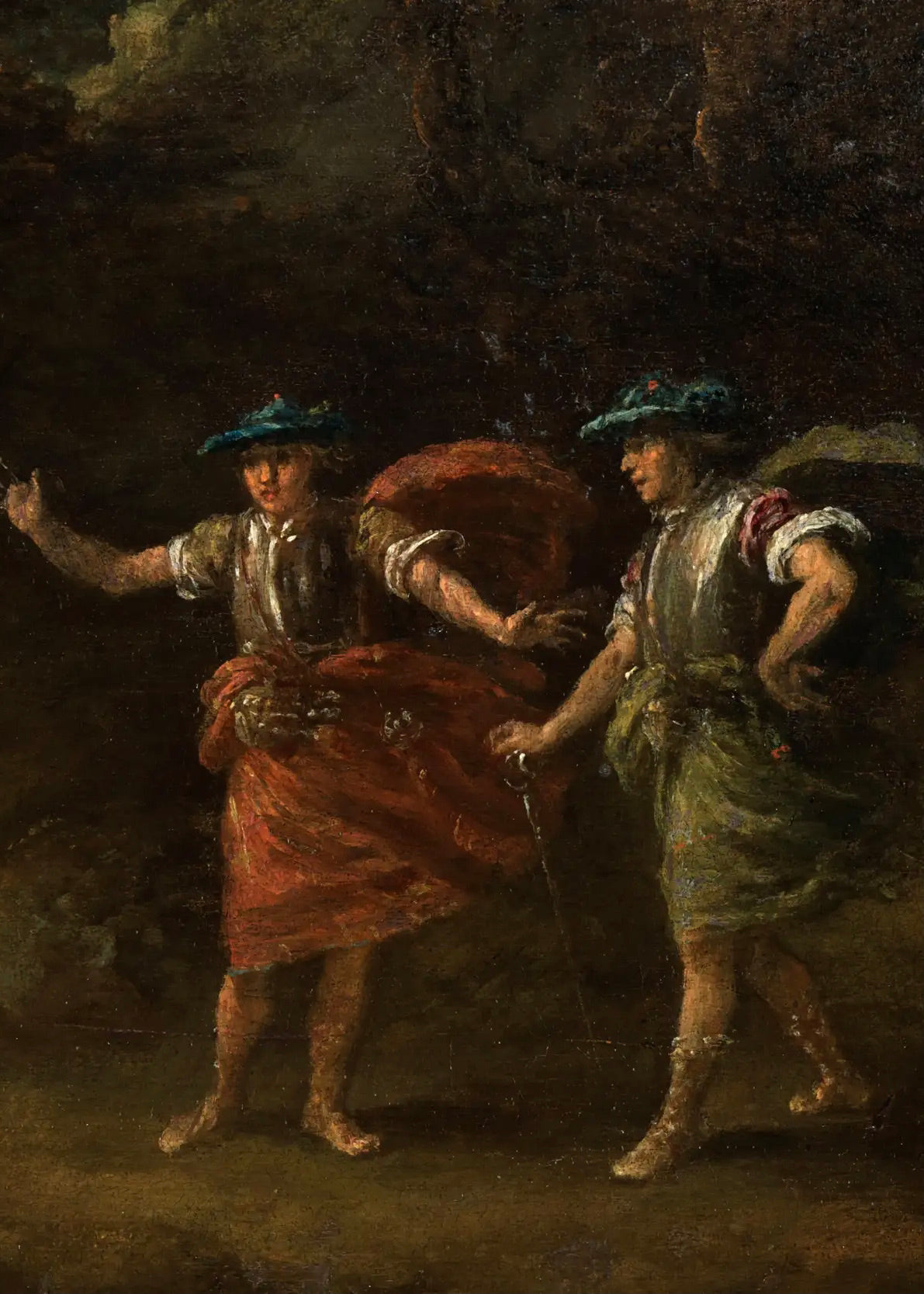 Francesco Zuccarelli | Macbeth y las Tres Brujas | Pintura sobre Tabla | 1760
