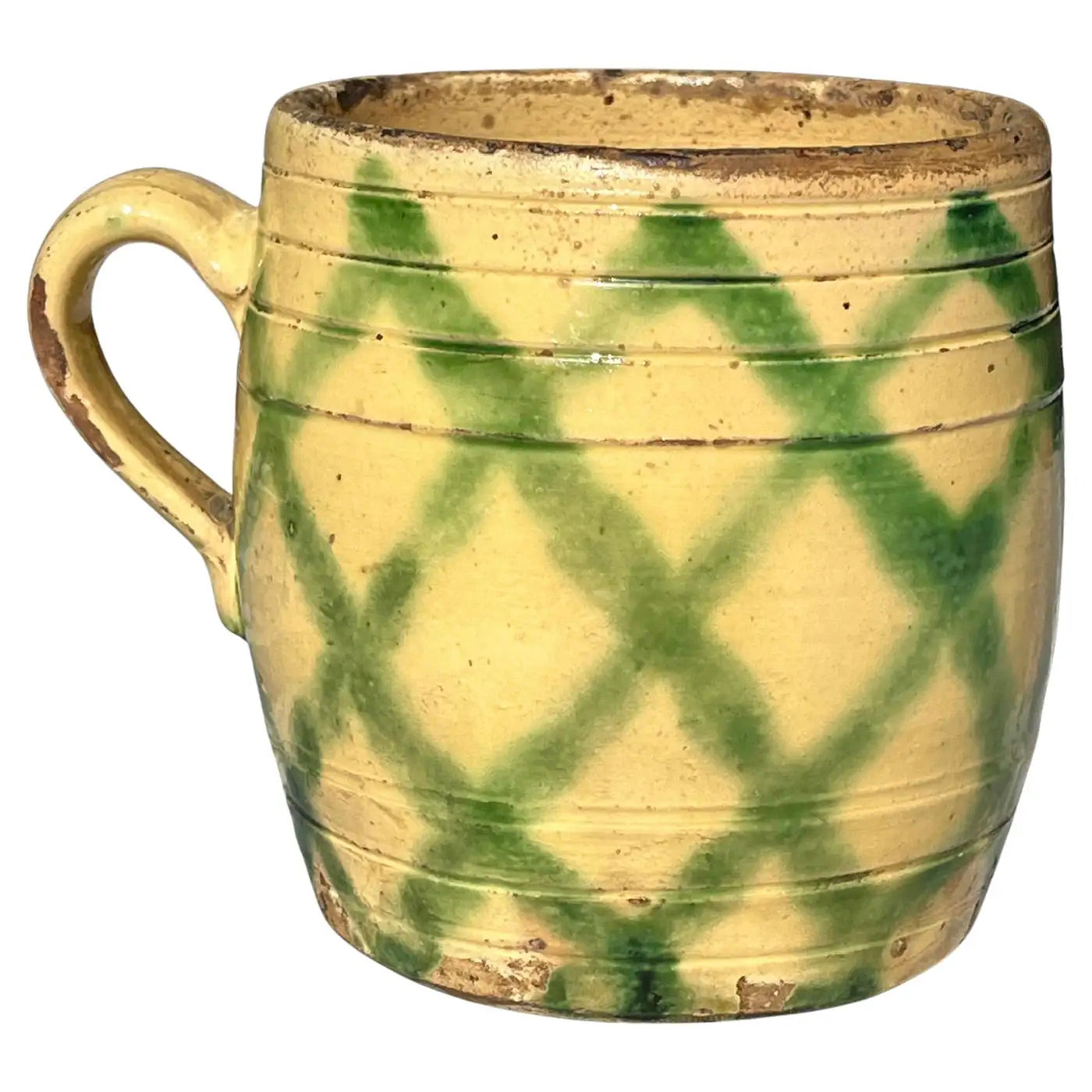 Olla Jaspe loza francesa | Región de Saboya, 1890