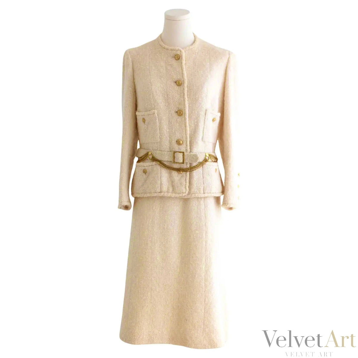 Chanel Alta Costura Karl Lagerfeld | Traje Tweed de 1983
