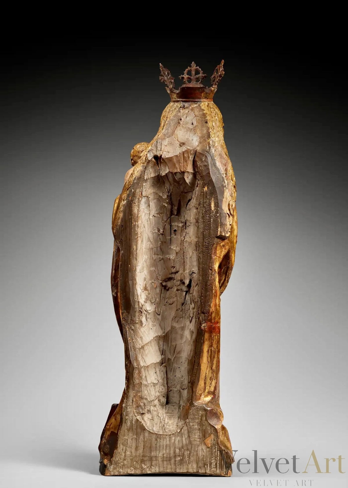"Virgen y Niño" Tallados en Madera Policromada | Sur de Alemania, siglo XV | Gótico Tardío