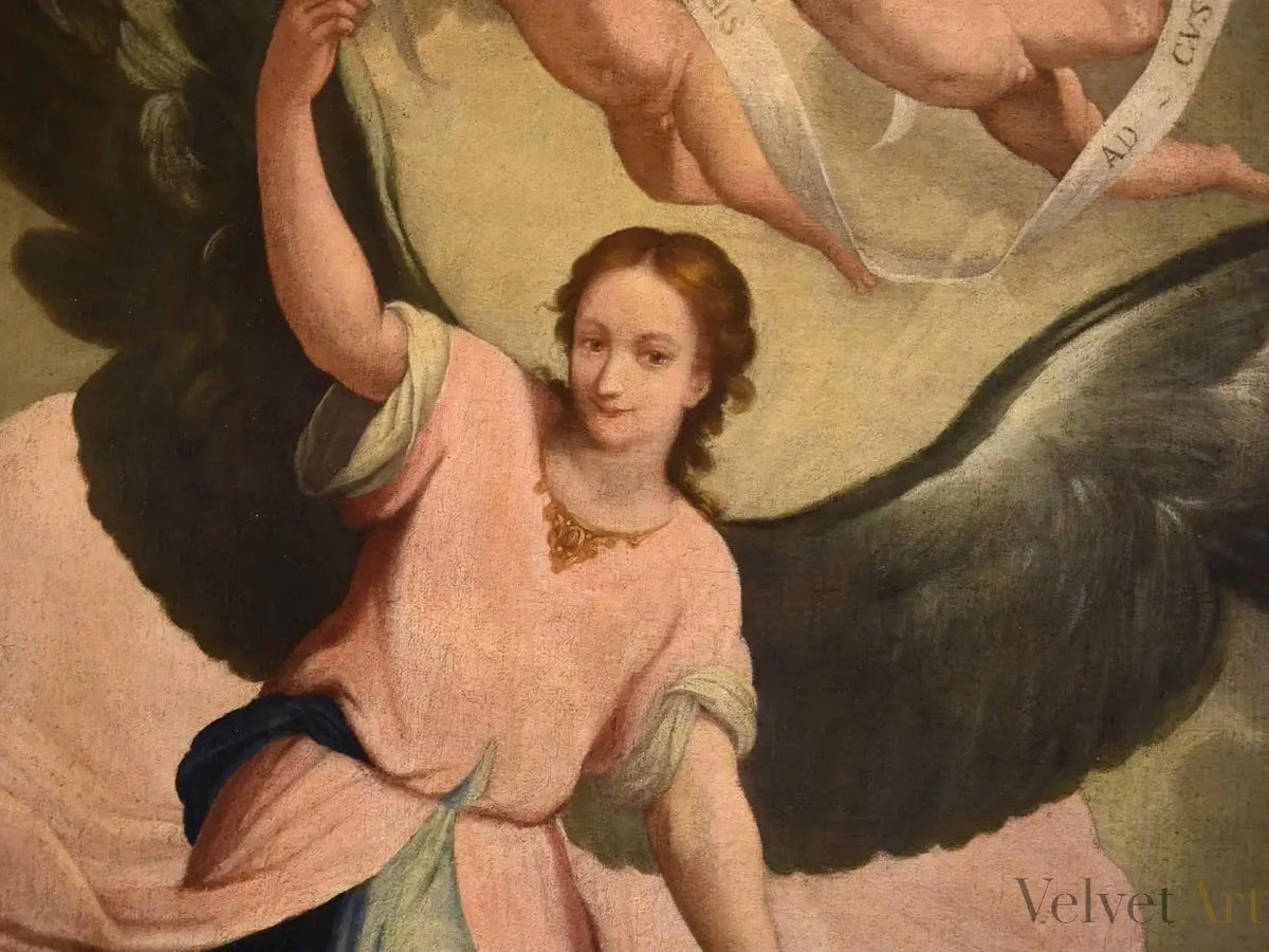 Claudio Ridolfi “El Ángel de la Guarda en la Gloria” | Siglo XVII