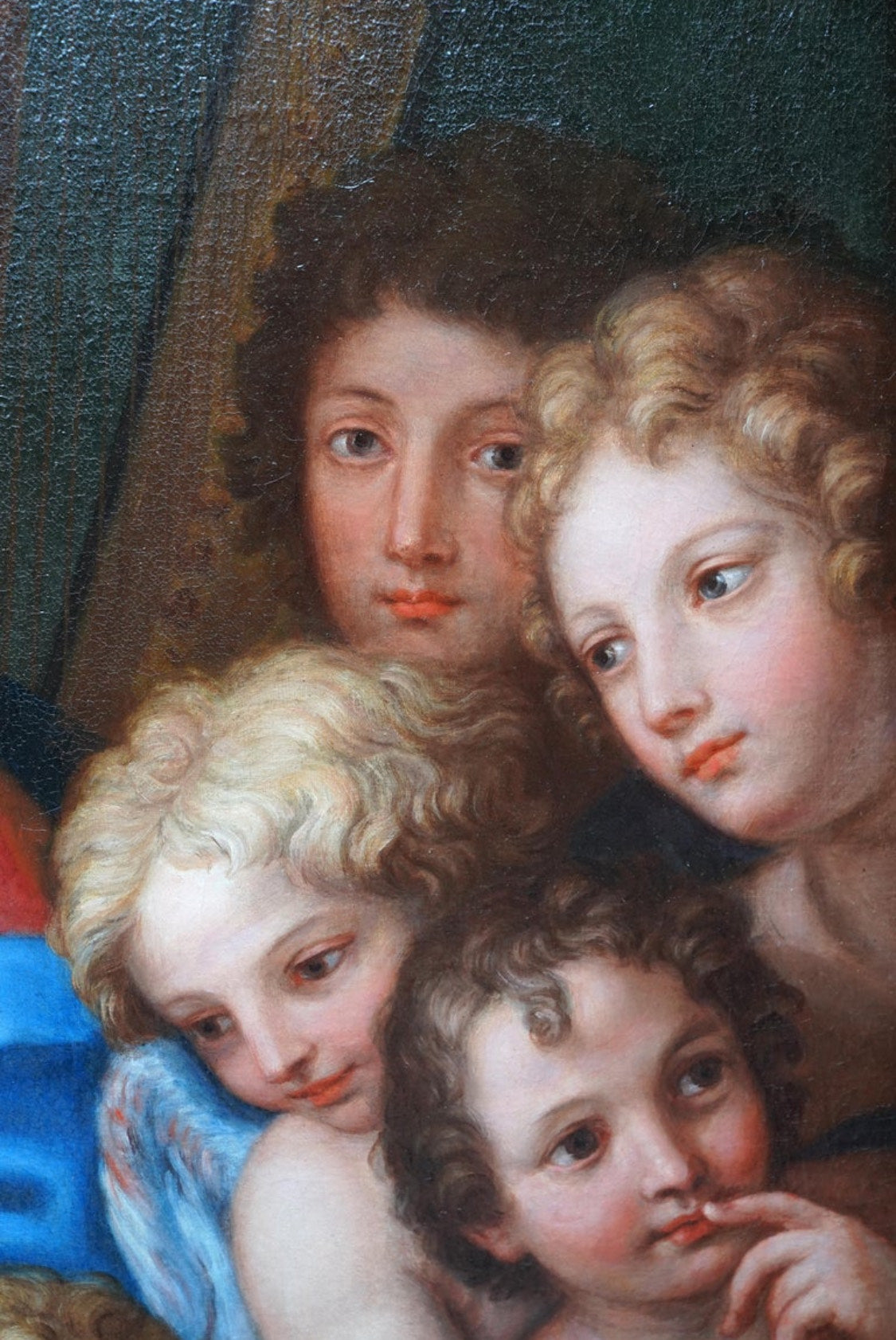 Giuseppe Bartolomeo Chiari. La Virgen y el Niño con Santa Catalina y Putti, 1684