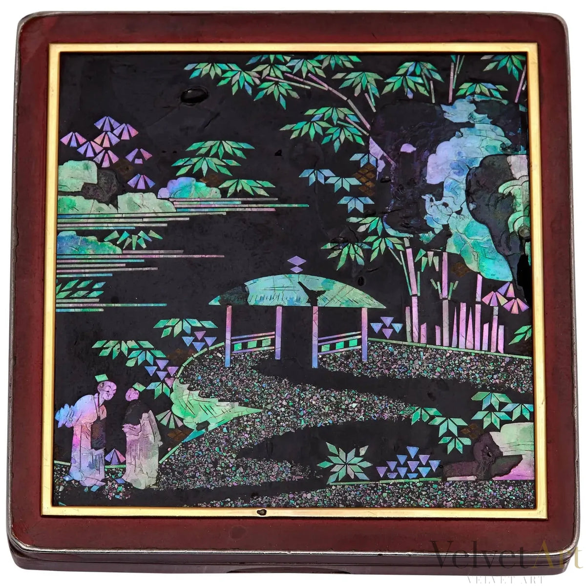 Estuche Cartier Art Deco Chinoiserie, Francia, 1925
