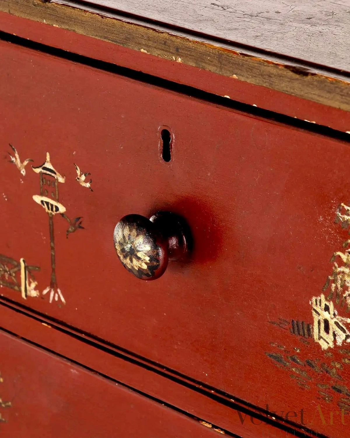 Cómoda de Pino Chinoiserie | Estilo Georgiano | Reino Unido, 1800