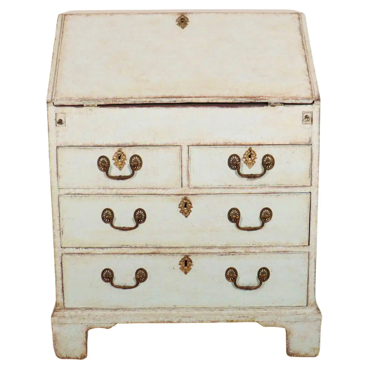Buró Pintado y Lacado Chinoiserie Original | Estilo Jorge III | Inglaterra, 1790