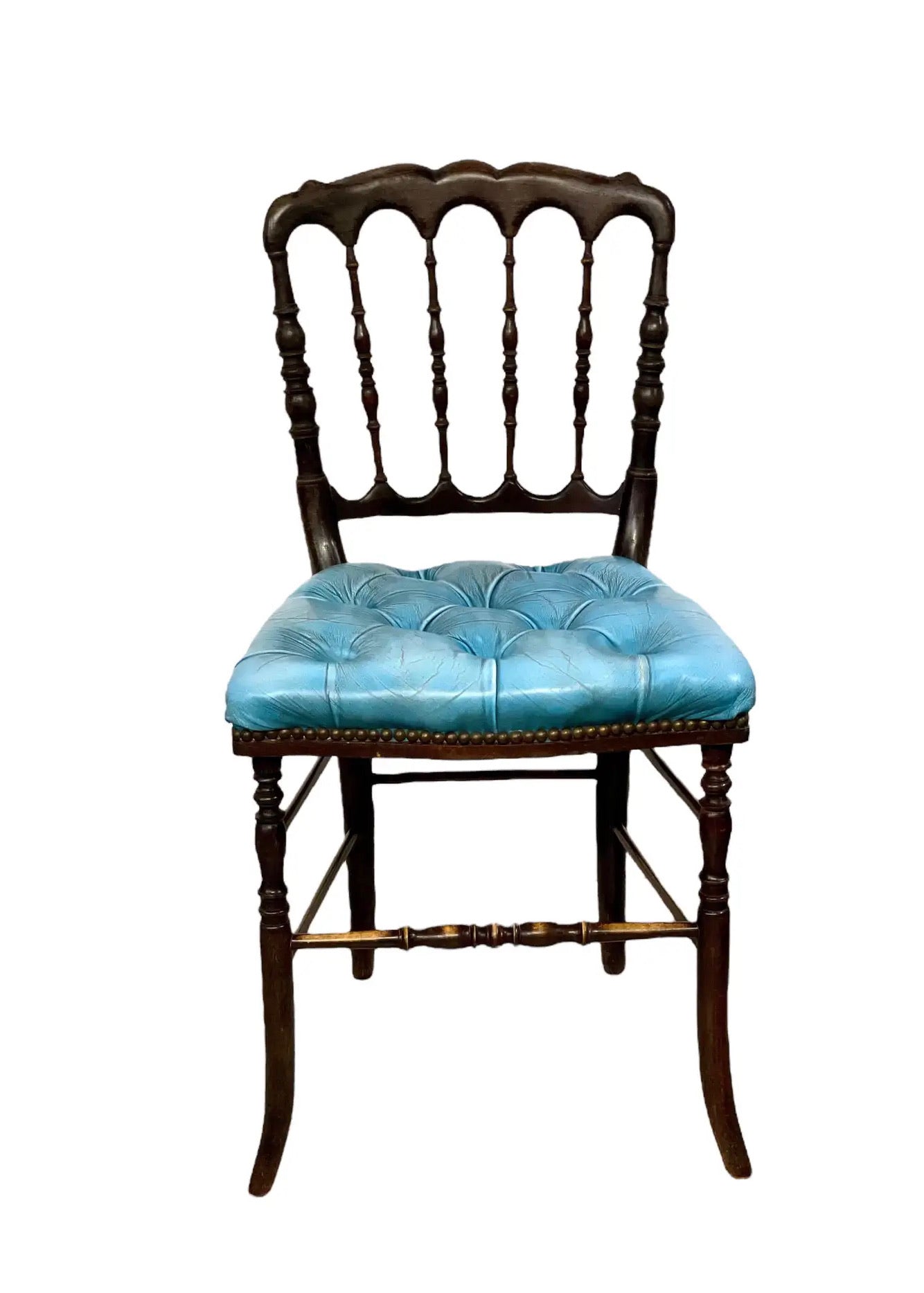 Sillas con tapicería azul | Estilo Napoleón III | Siglo XIX