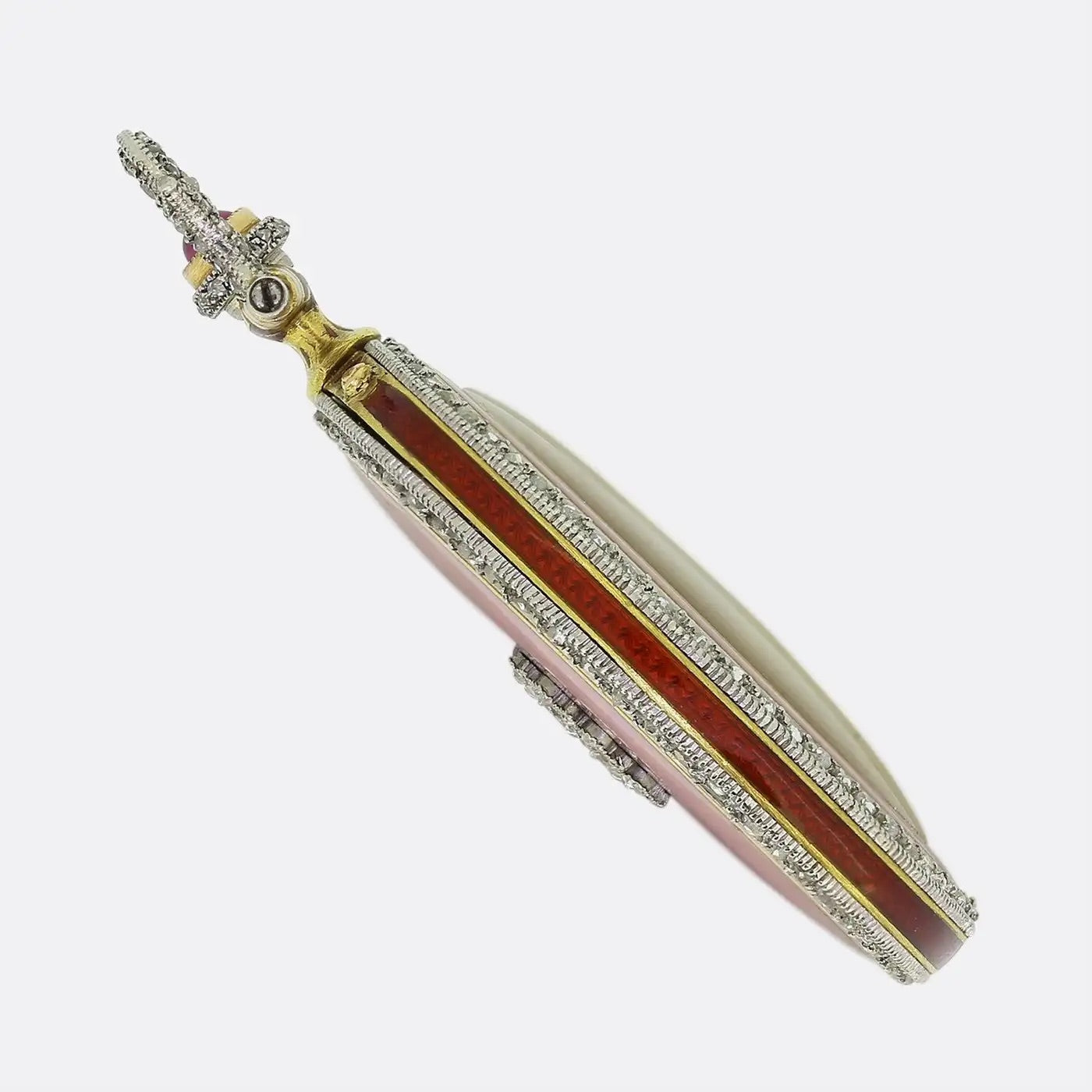Reloj de Bolsillo con Diamantes | Art Deco 1920 | Chaumet
