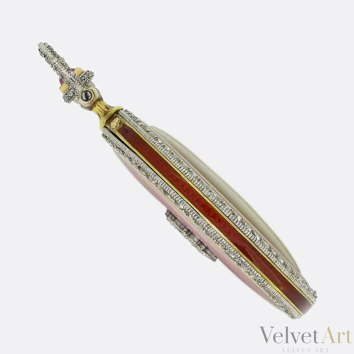 Reloj de Bolsillo con Diamantes, Art Deco 1920, Chaumet – vista 2 de 3