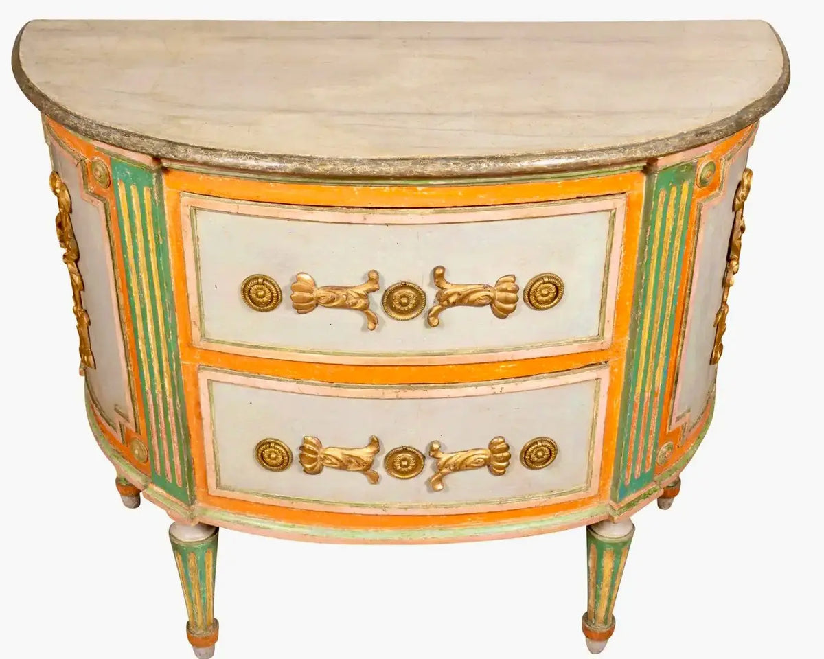 Cómoda Pintada | Estilo Neoclásico | Italia | 1800