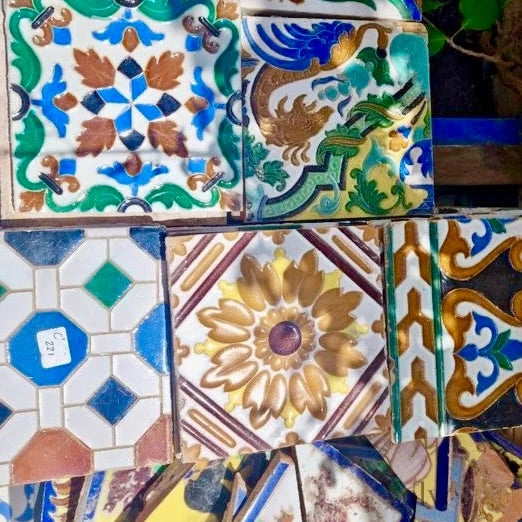 Antiguos Azulejos Sevillanos del Taller de Mensaque Ramos Rejano