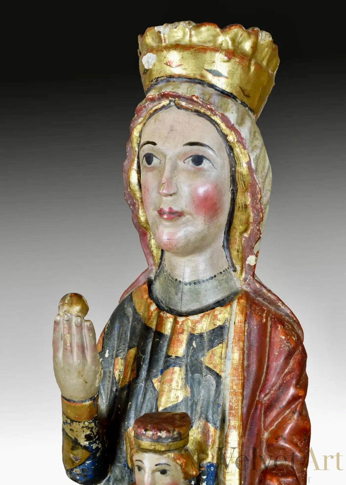 Talla Románica "Virgen con el Niño" | Escuela Española Siglo XIII