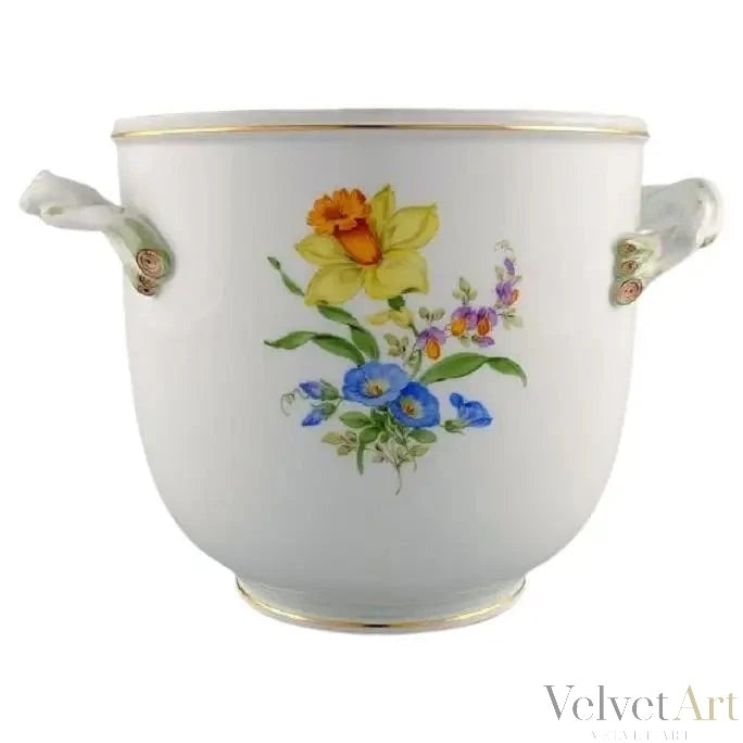 Enfriador de Porcelana para Vino, Meissen, Alemania, 1910