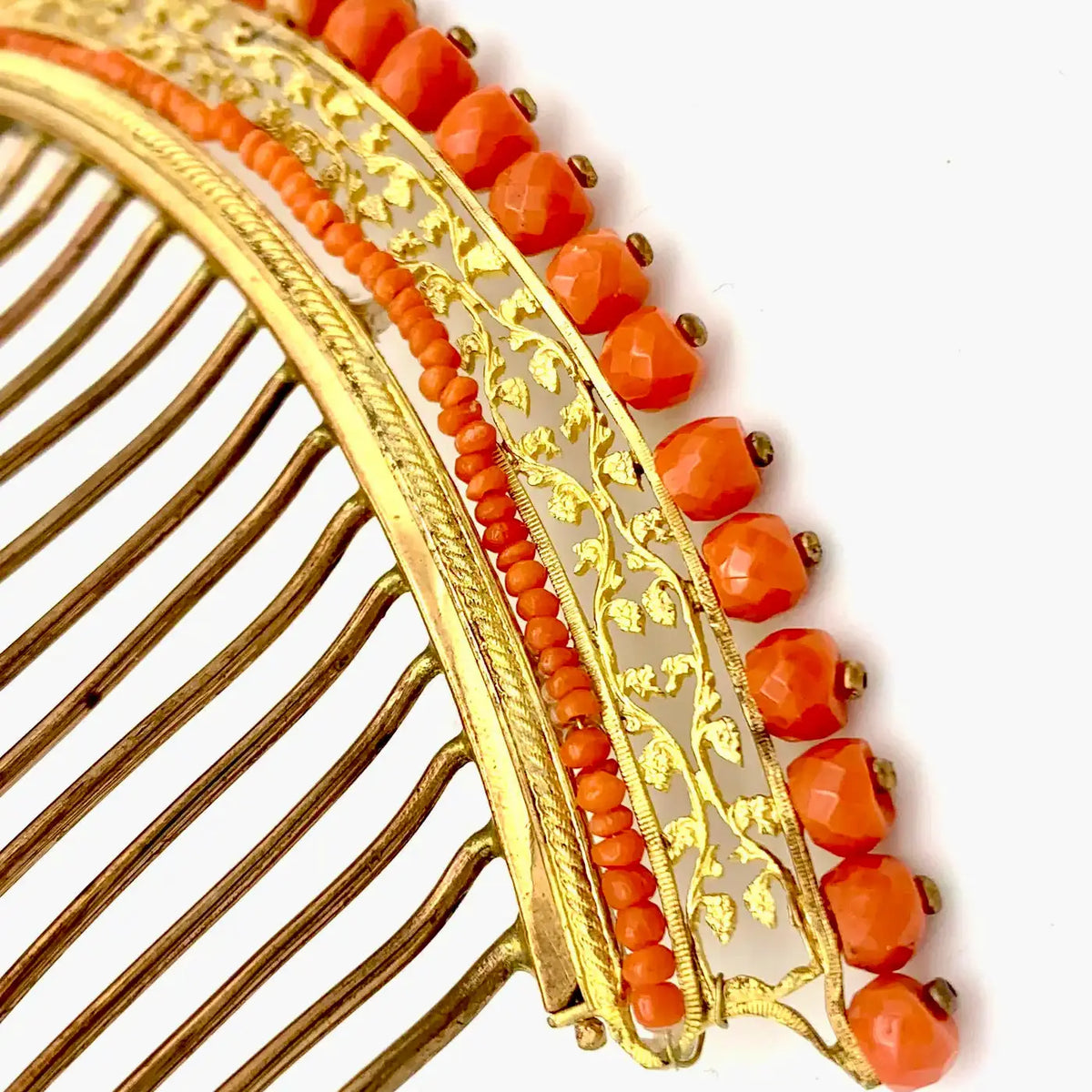 Tiara Imperio de Coral Rojo | Estilo Neoclásico | Francia, 1810