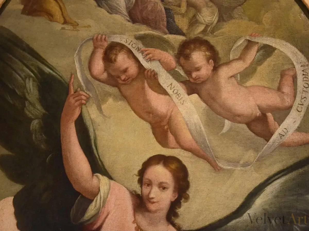 Claudio Ridolfi “El Ángel de la Guarda en la Gloria” | Siglo XVII