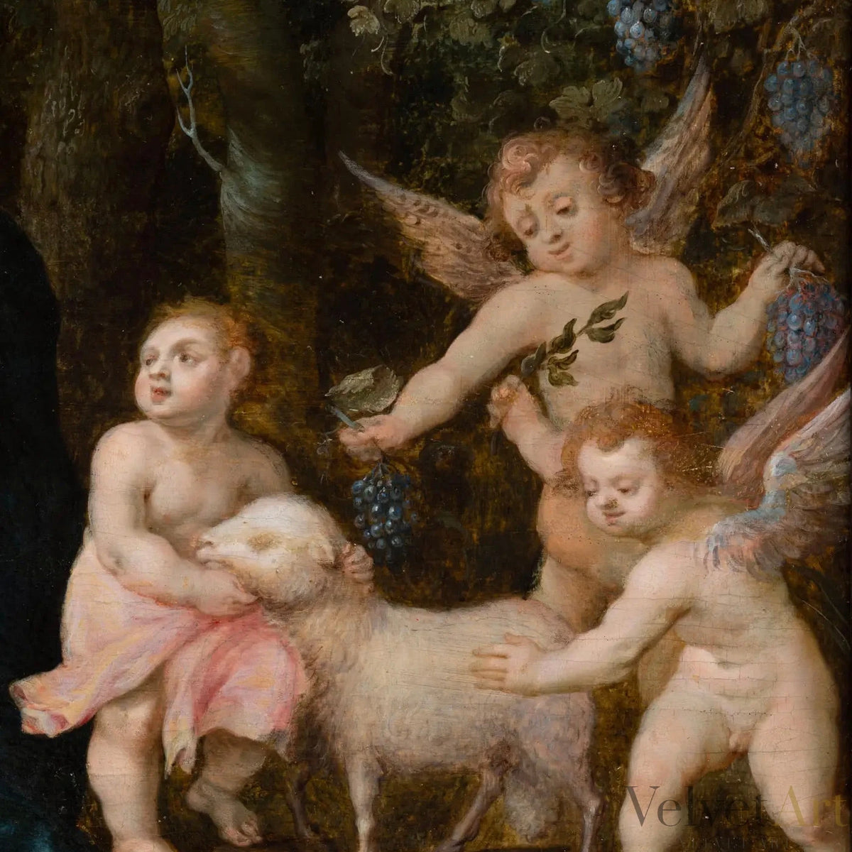 Taller Brueghel y Van Balen | “Descanso en la Huida a Egipto"