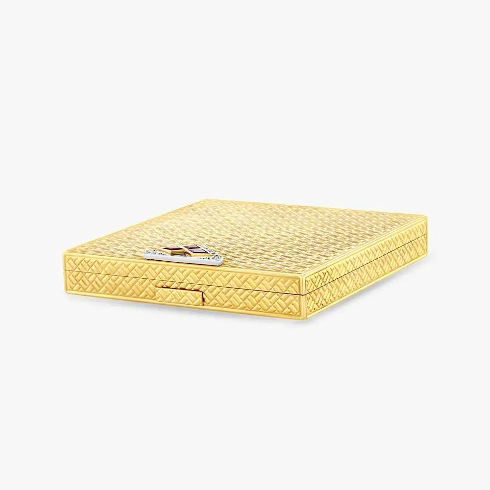Tiffany and Co. Caja de Maquillaje con Rubíes Años 20