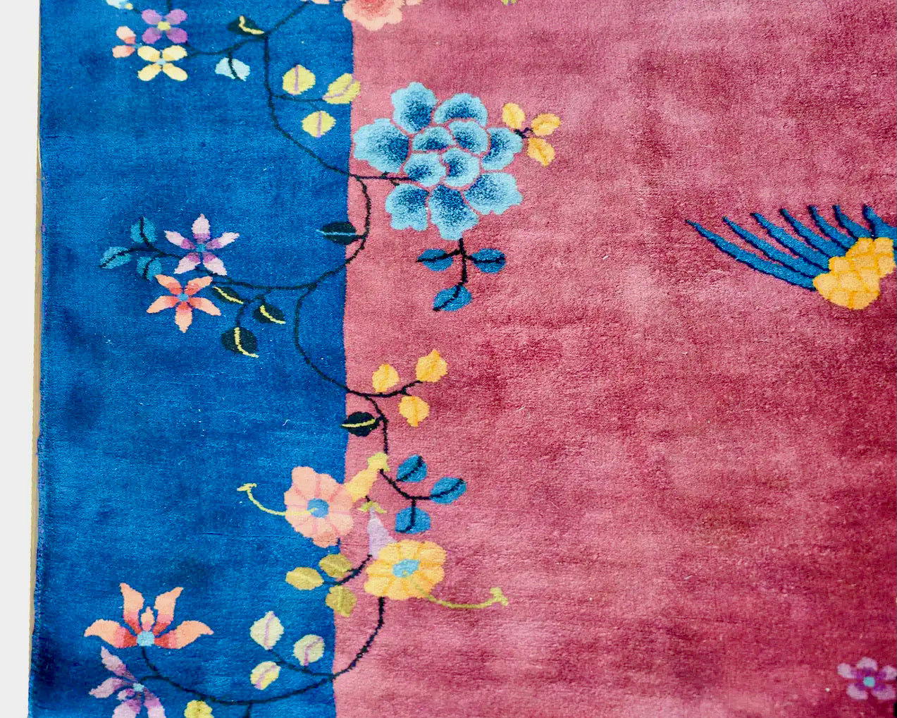 Alfombra "Flores de Realeza" | Estilo Art Deco | China 1920