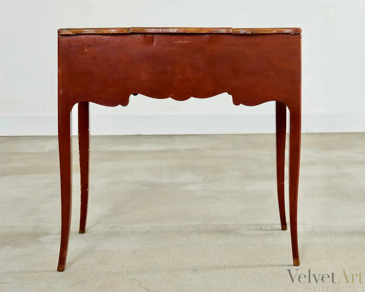 Tocador inglés Queen Anne con Laca Chinoiserie, siglo XIX