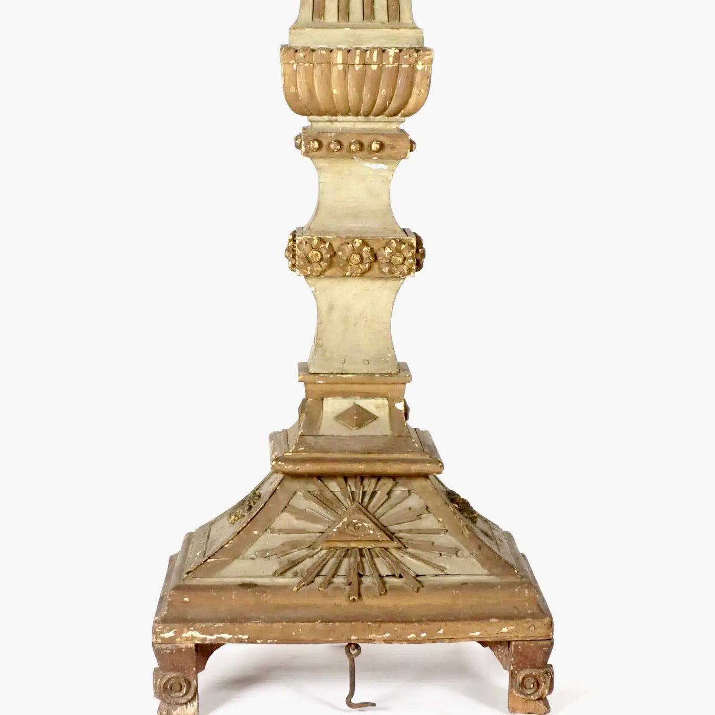 Custodia Neoclásica Italiana de Madera Dorada | Principios del Siglo XIX
