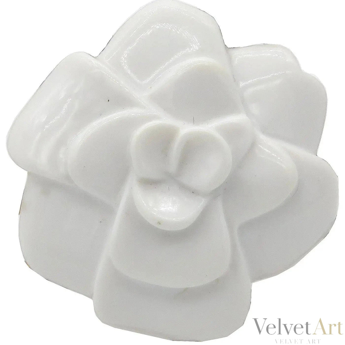 Chanel Camelia | Broche de Oro y Cerámica | Siglo XX