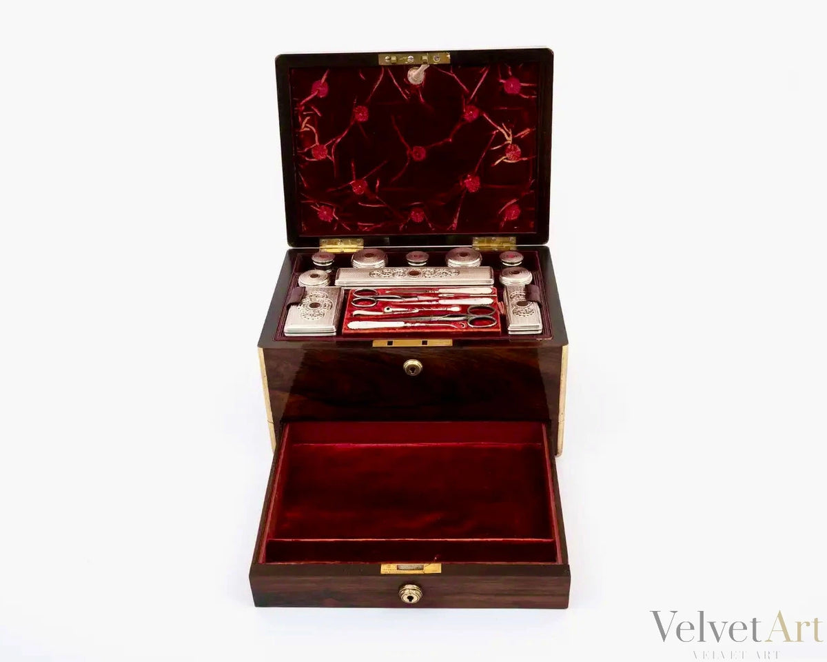 Caja de Tocador Georgiana de Palisandro, Howell, James & Co., Londres, 1837
