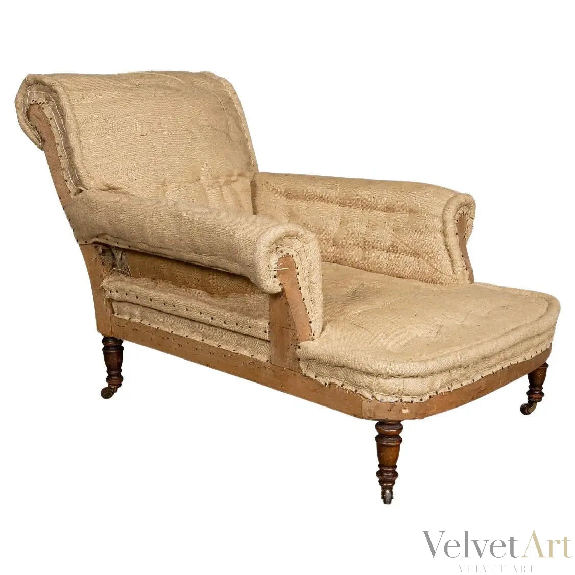 Chaise Longue Victoriana del Siglo XIX