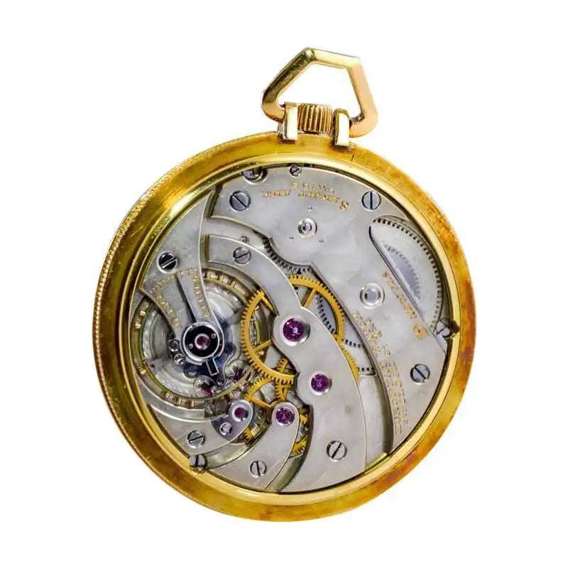 Cartier de Bolsillo 18 Kt. Hand Made Años 20