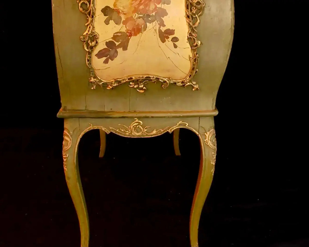 Escritorio de Secretaria Pintado a Mano | Francia, 1800