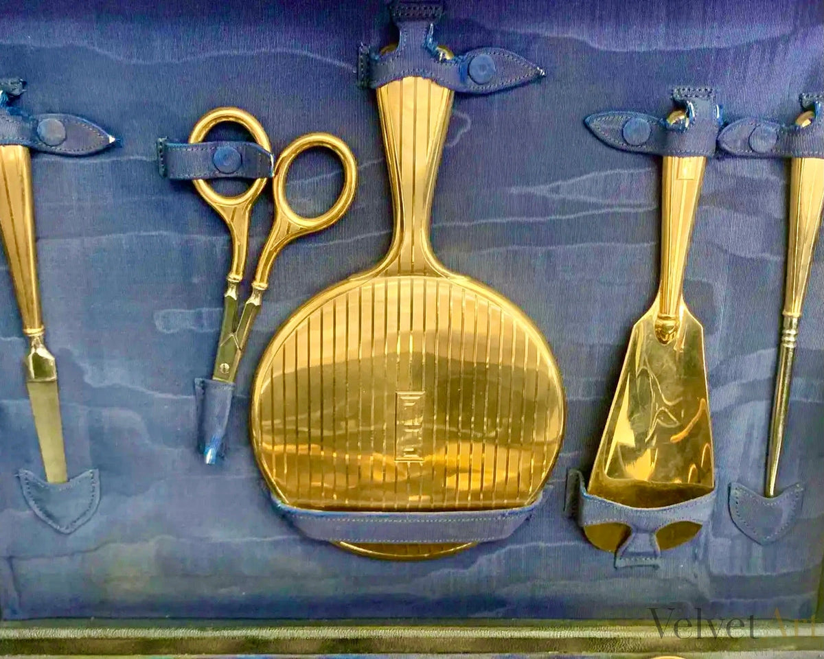 Cartier Juego de Tocador de Oro | Francia, 1920