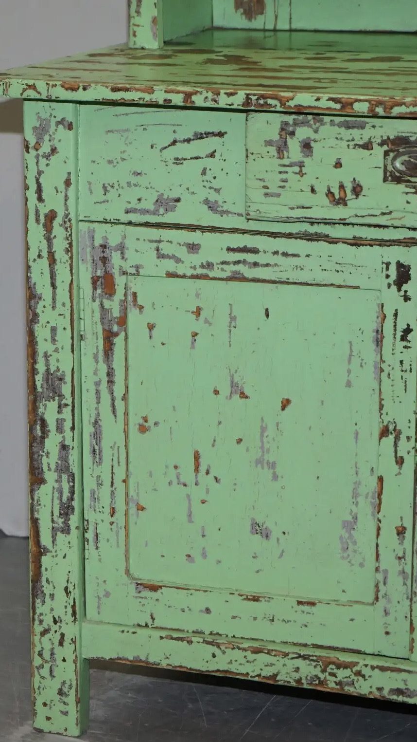 Vitrina Verde de Cocina | Estilo Victoriano | Inglaterra | Siglo XIX