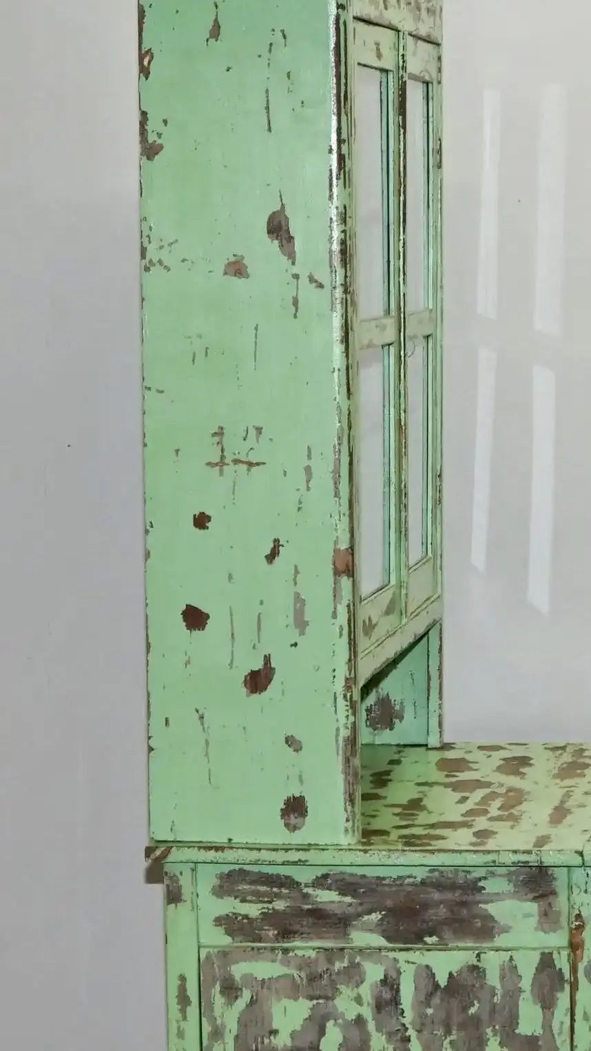 Vitrina Verde de Cocina | Estilo Victoriano | Inglaterra | Siglo XIX