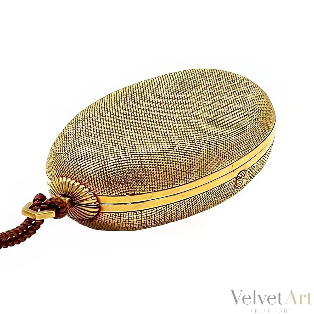 Bulgari, Bolso de Oro Ovalado, Minaudière de 1975 – vista 4 de 4