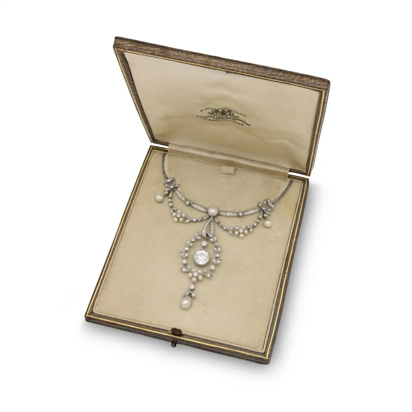 Collar Eduardiano de Diamantes y Perlas | Inglaterra, 1900