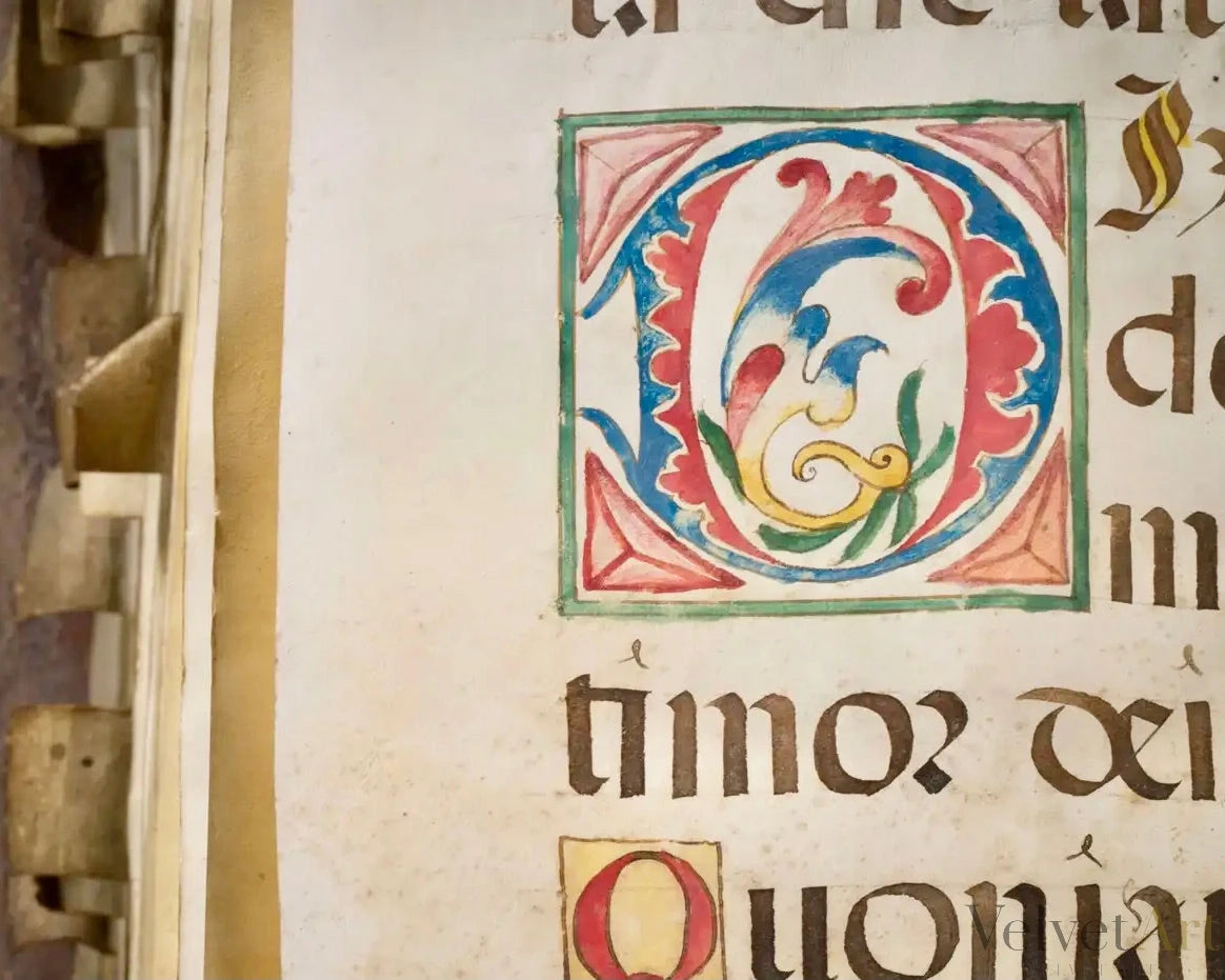Manuscrito Iluminado, Salterio Litúrgico en Latín, España, Siglo XVI (1550–1575) – vista 6 de 9