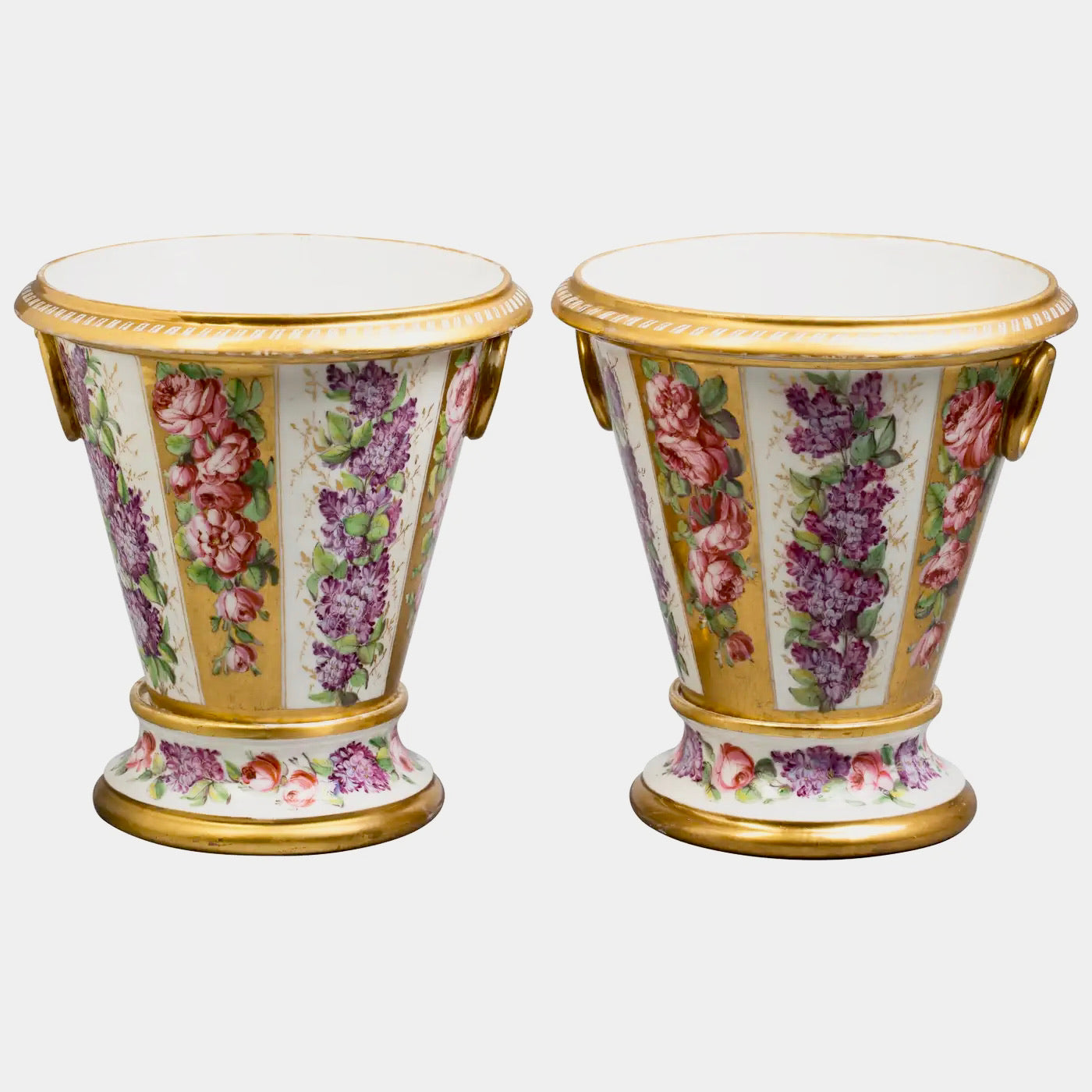 Cachepots de Porcelana de París, 1820