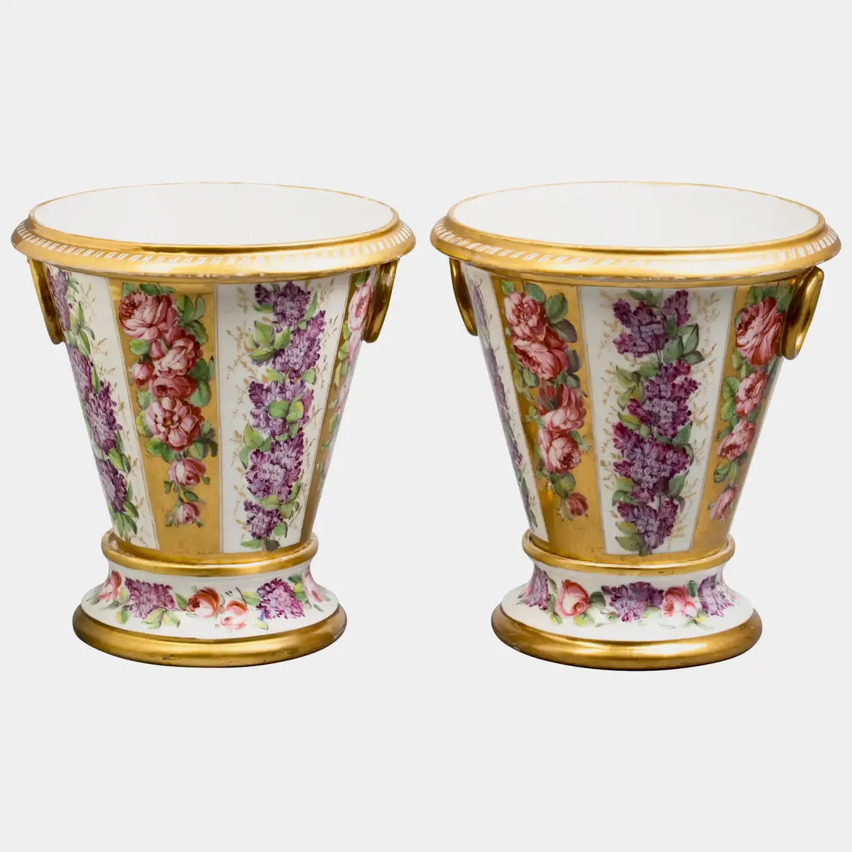Cachepots de Porcelana de París, 1820