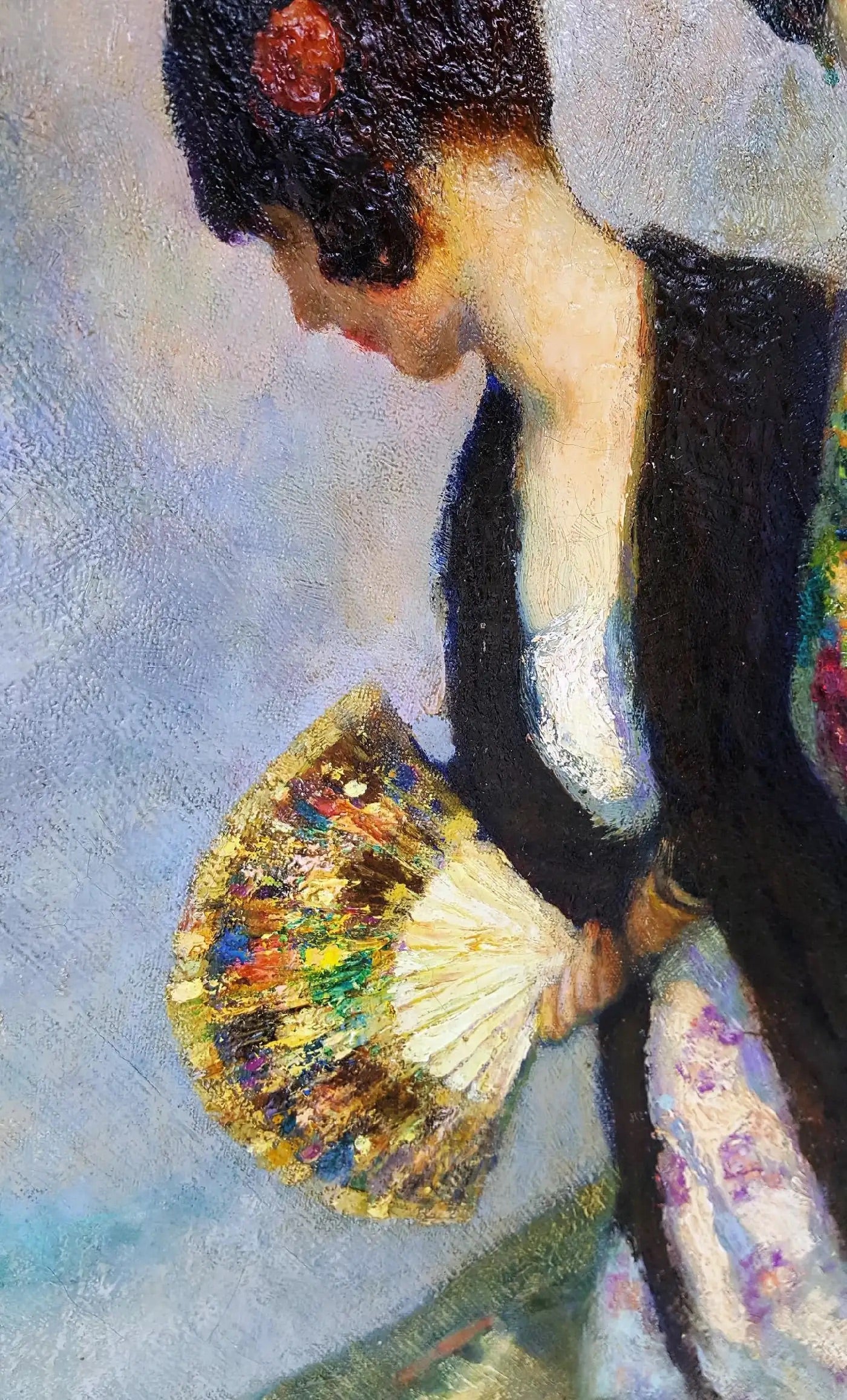 Recuerdo Español - Mantilla, Peineta, Chaleco- 1929