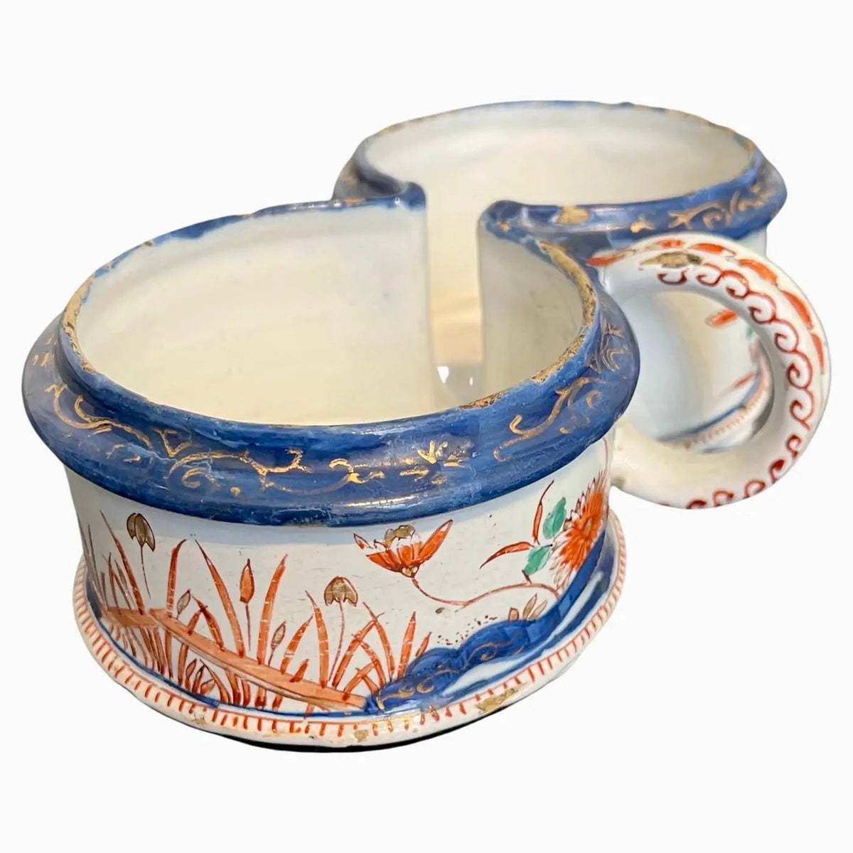 Cerámica de Delft, Vinagrera y Aceitera Policromada, Holanda, 1750 – vista 2 de 5