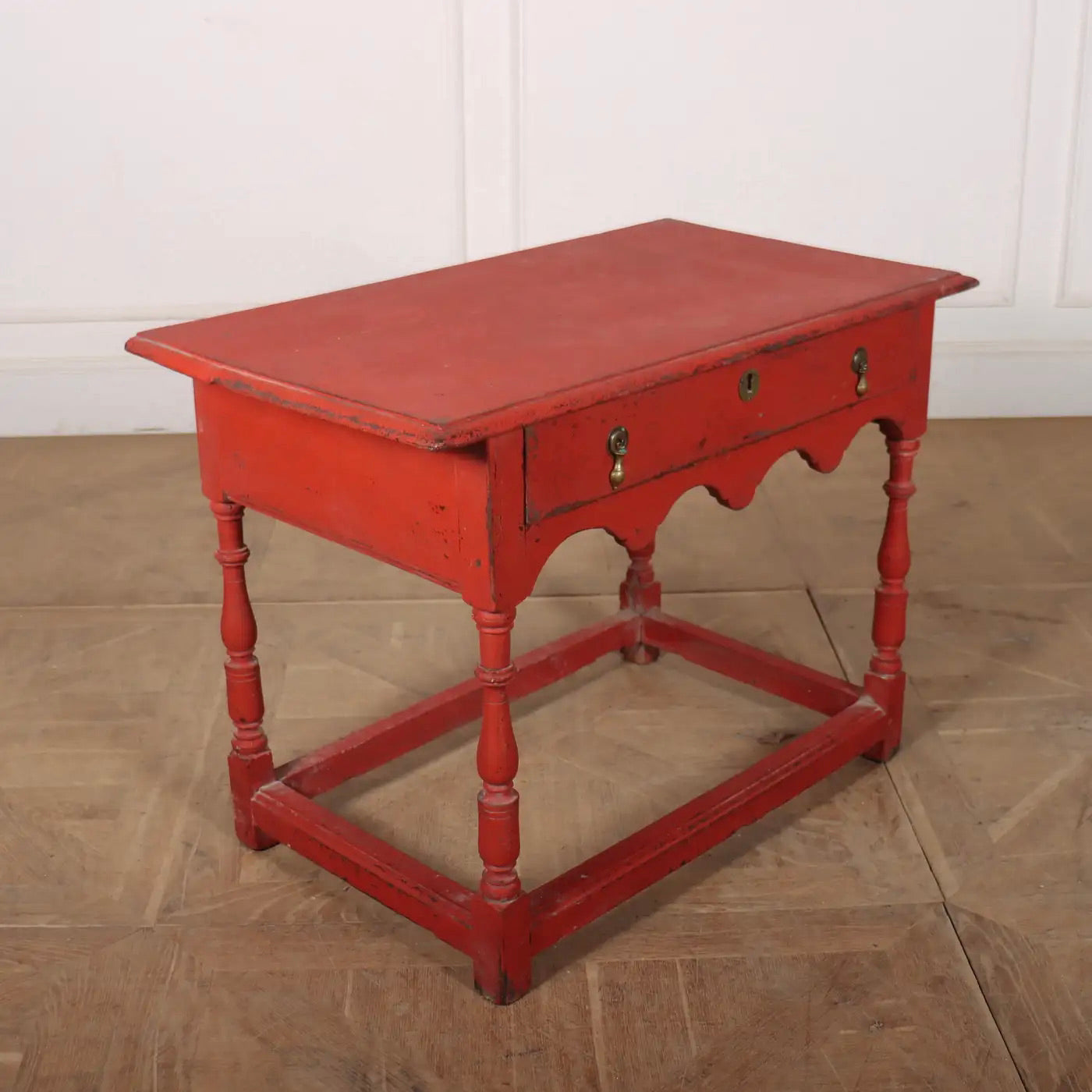 Mesa Roja de Lámpara Jorge III | Inglaterra, 1760