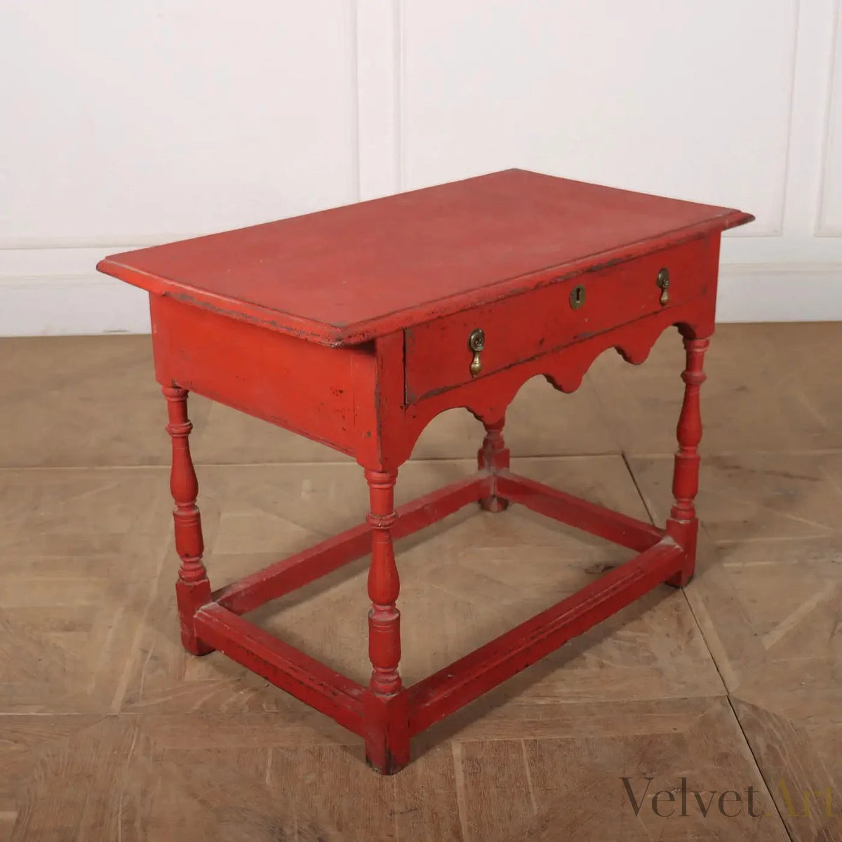 Mesa Roja de Lámpara Jorge III | Inglaterra, 1760