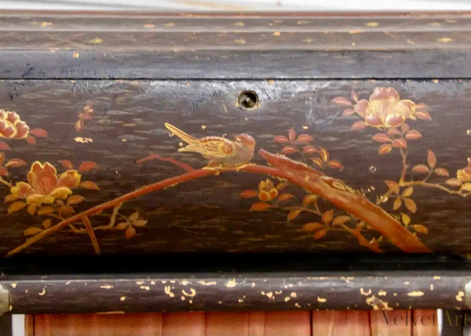 Mesa de Costura Acordeón Chinoiserie | Francia, 1850