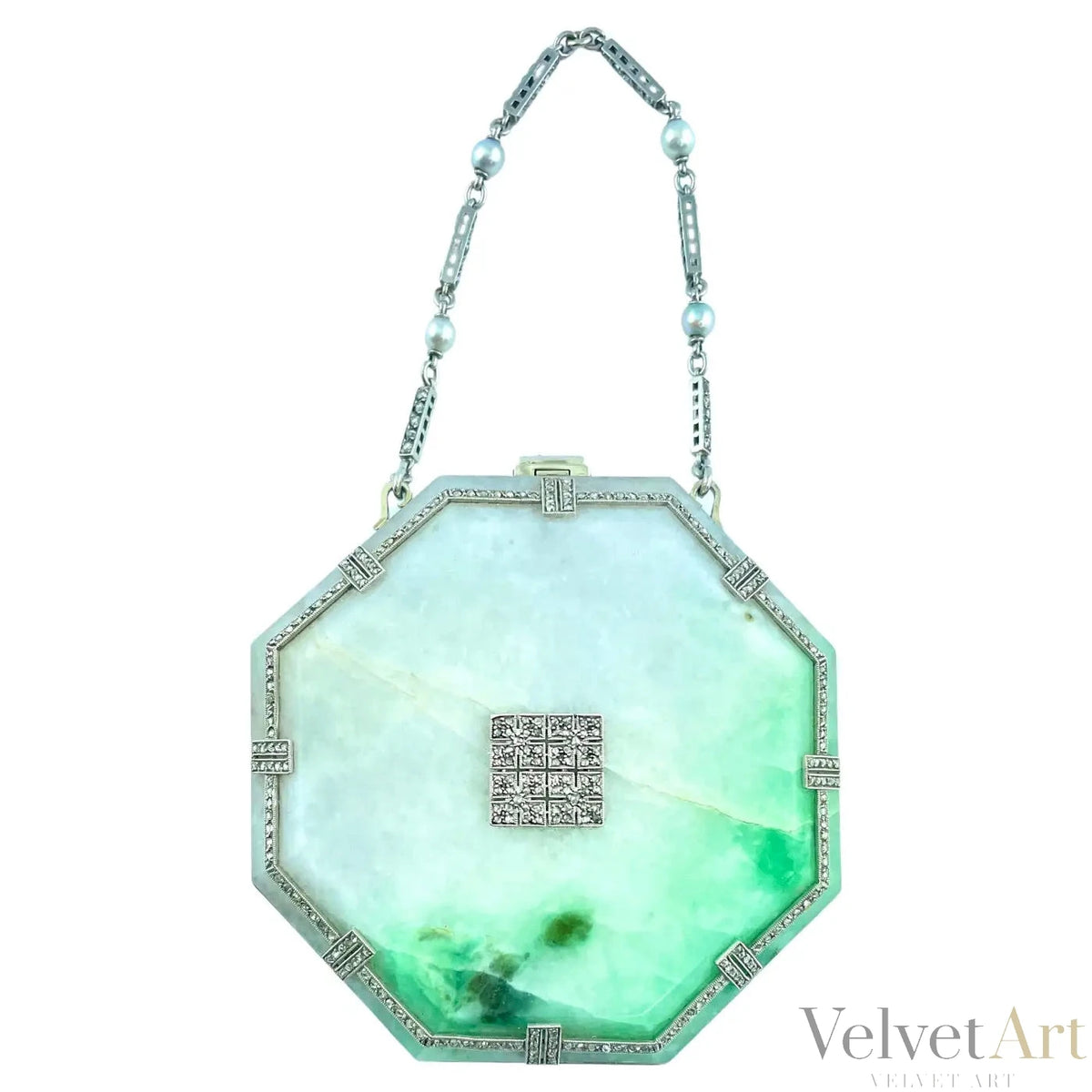 Neceser Cartier de Diamantes y Jade de 1920
