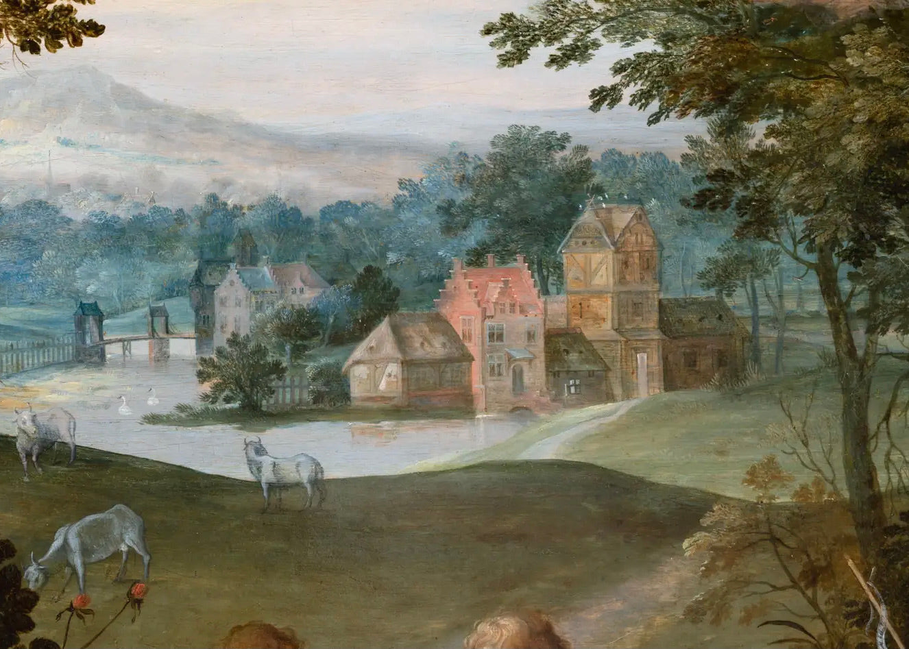 Taller Brueghel y Van Balen | “Descanso en la Huida a Egipto"