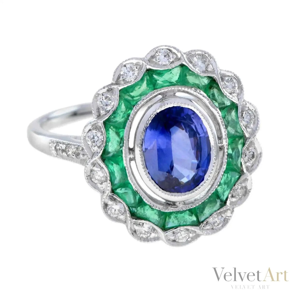 Anillo con Zafiro de Ceilán