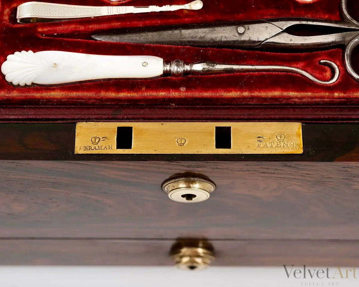 Caja de Tocador Georgiana de Palisandro, Howell, James & Co., Londres, 1837