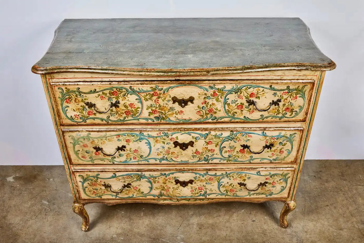 Cómoda Veneciana Pintada a Mano 1800