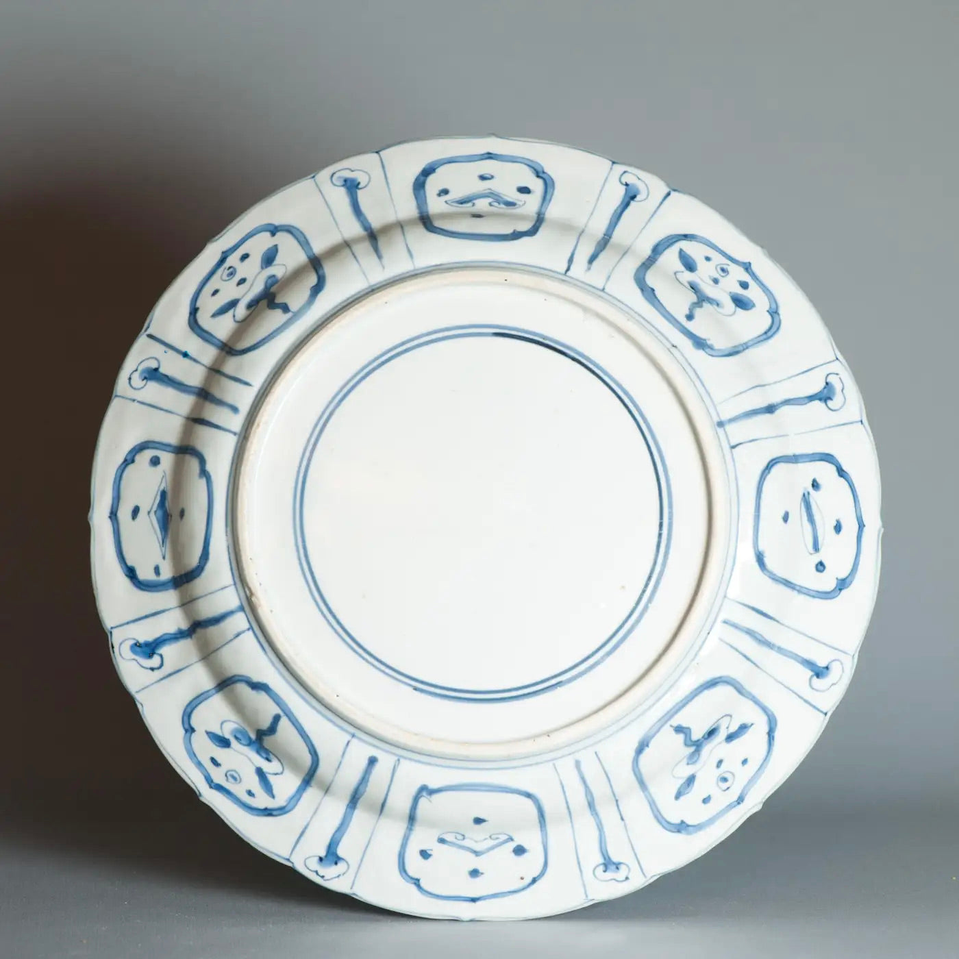 Plato Kraak Ming en Azul Cobalto | Periodo Wanli, 1600